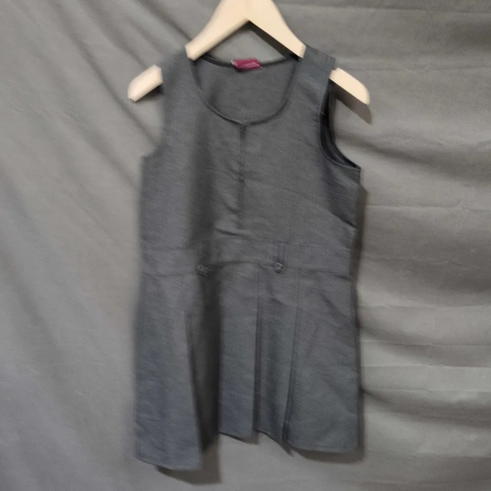 WINTERBOTTOM'S PIN102 GREY PINAFORE DRESS, AGE 11/12