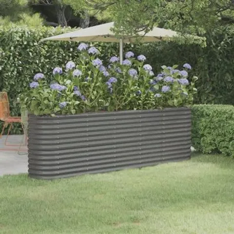 BOXED GARDEN RAISED BED POWDER-COATED STEEL (1 BOX)