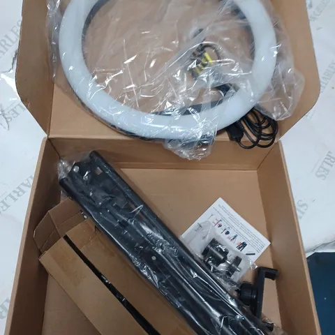 BOXED 12" PREMIER RING LIGHT WITH STAND