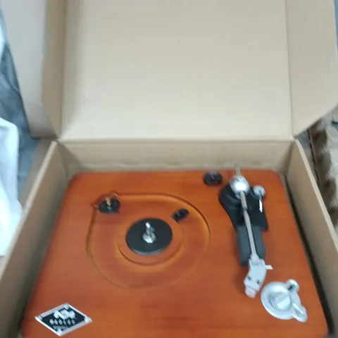 MARLEY SIMMER DOWN WIRELESS TURNTABLE – WOOD PLINTH (BOXED)