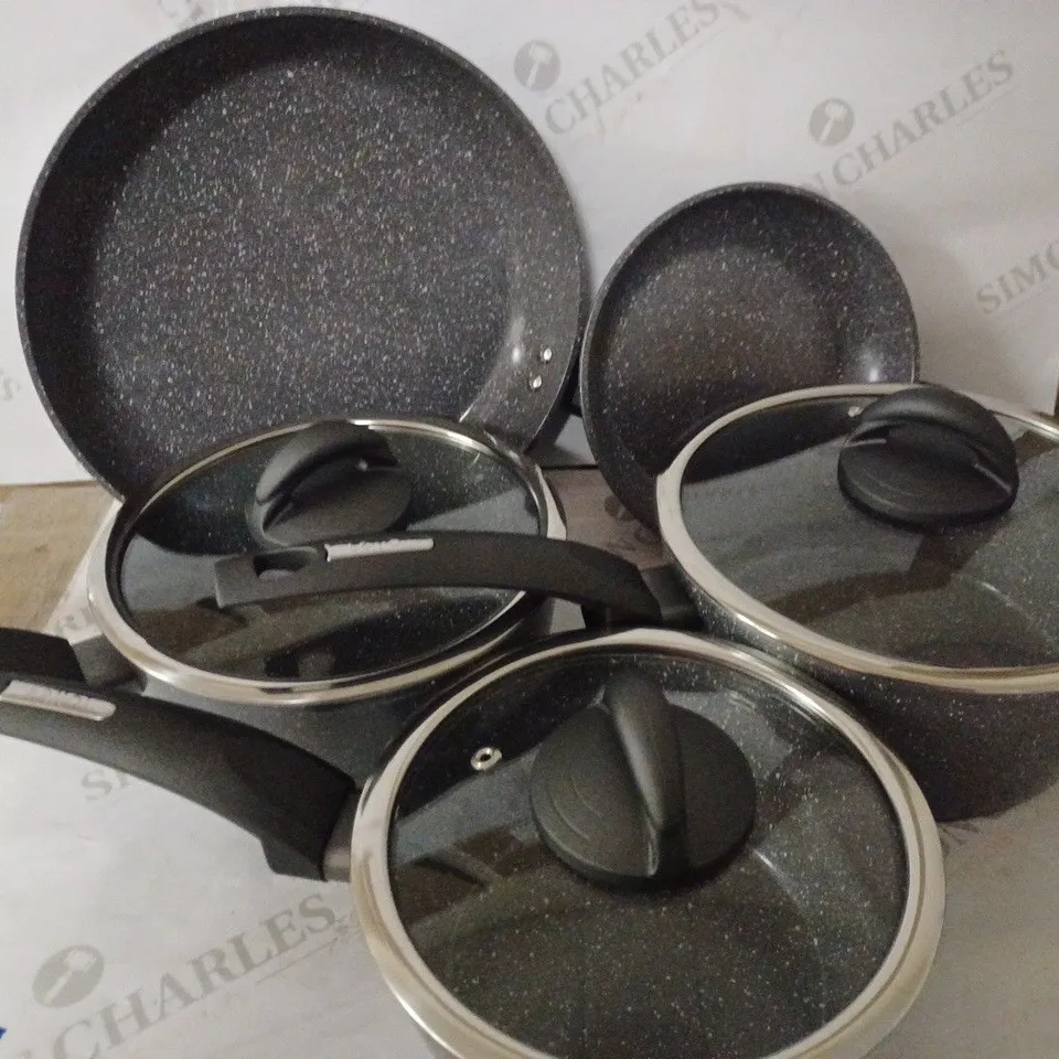 TOWER FRYING PAN AND SAUCEPAN SET