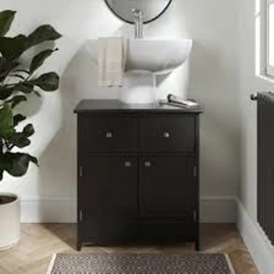 BOXED NAUTICAL UNDER SINK UNIT - BLACK (1 BOX)"