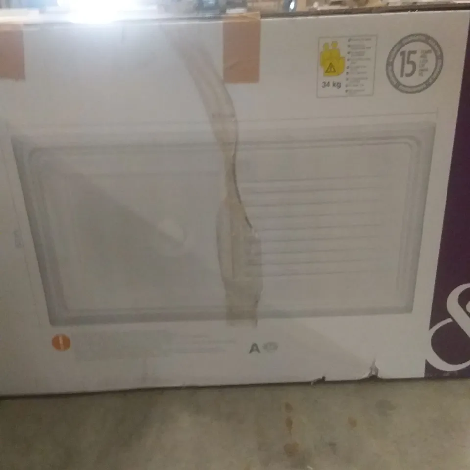 BOXED BURBANK 1.5 BOWL SINK AND DRAINER - WHITE