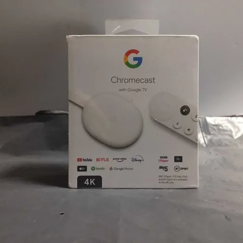 SEALED GOOGLE CHROMECAST WITH GOOGLE TV