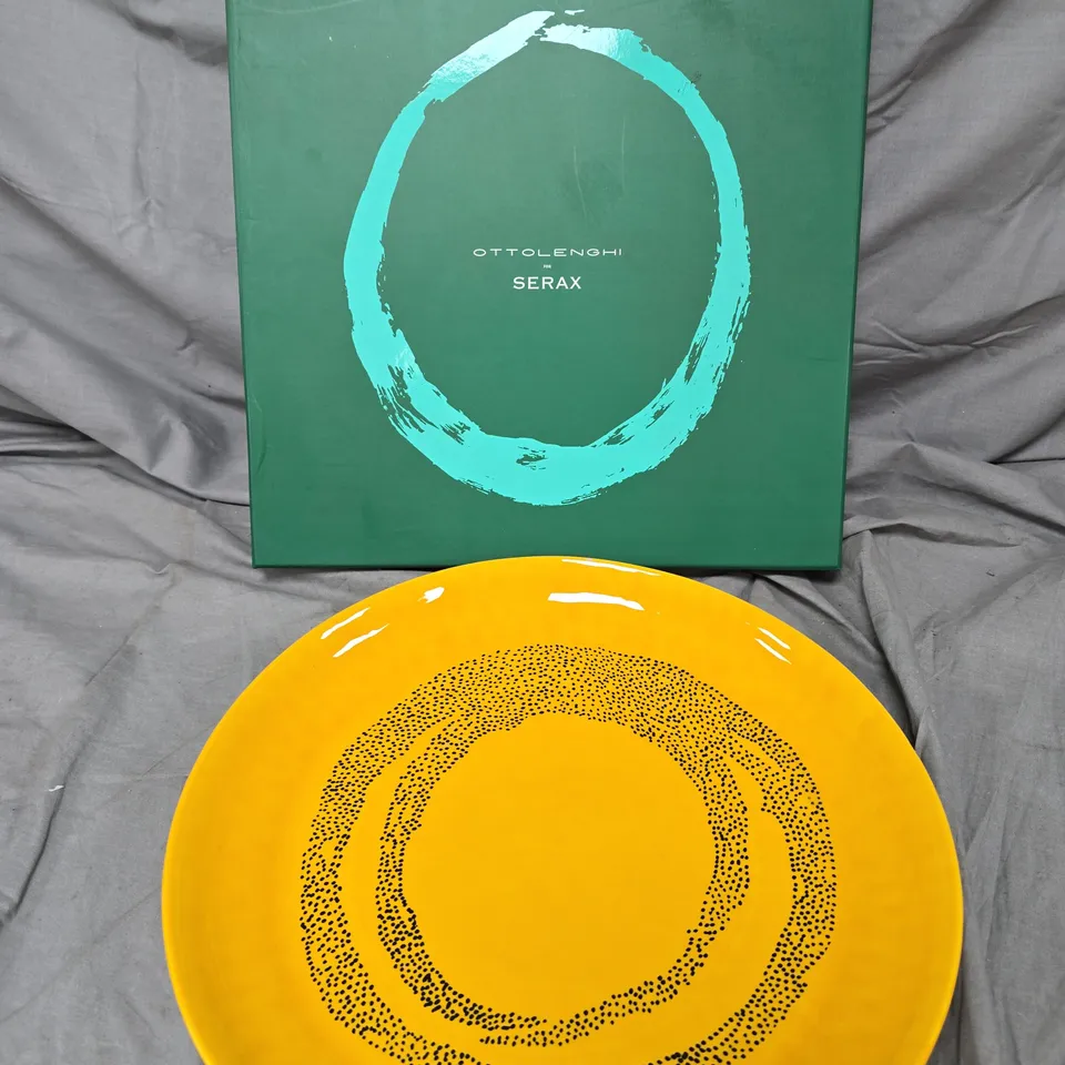 OTTOLENGHI FOR SERAX SUNNY YELLOW SERVING PLATE