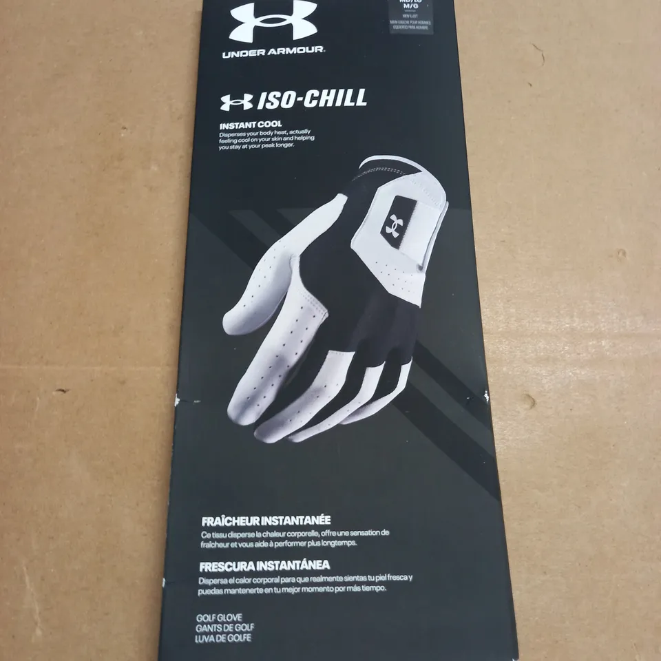 UNDER ARMOUR ISO-CHILL GOLF GLOVE - MD/LG MENS LEFT