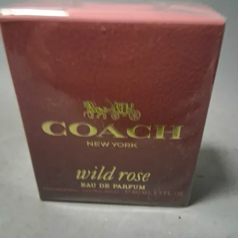 BOXED AND SEALED COACH NEW YORK WILD ROSE EAU DE PARFUM 50ML