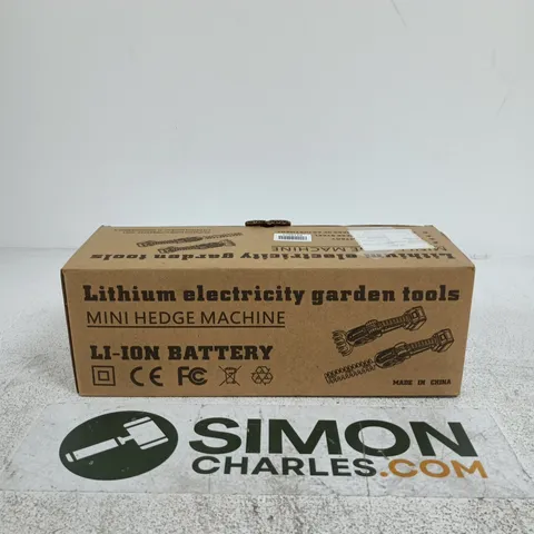 LITHIUM BATTERY MINI HEDGE MACHINE β LI-ION BATTERY INCLUDED, BOXED