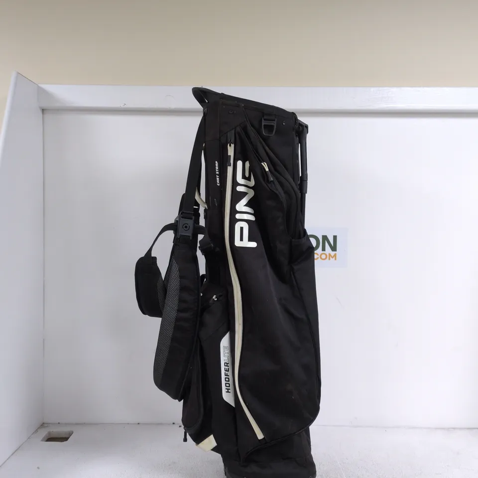 PING GOLF STAND BAG – BLACK