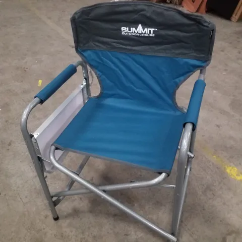 SUMMIT OUTDOOR LEISURE DIRECTORS CHAIR - BLUE