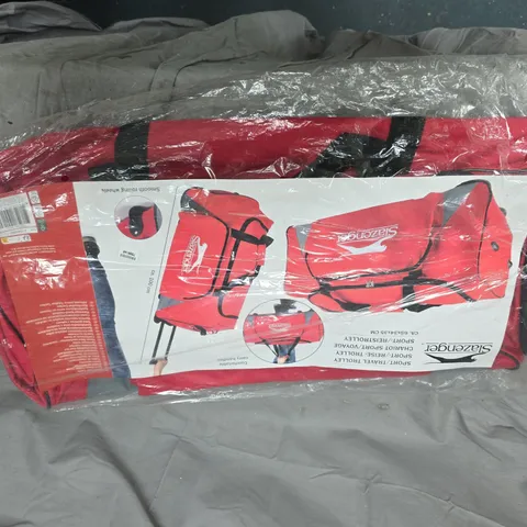 SLAZENGER RED WHEELED TRAVEL BAG (DUFFEL) – NEW IN PACKAGING