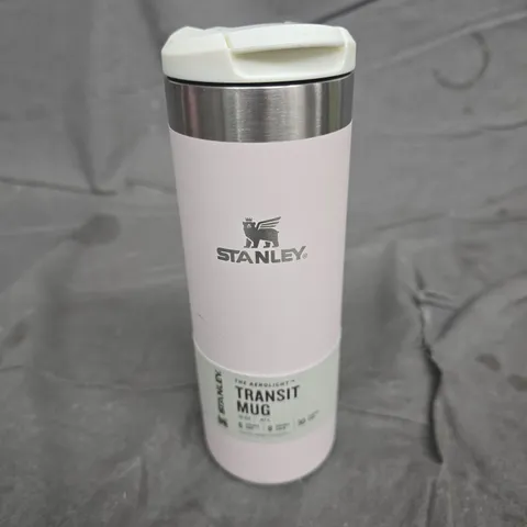 STANLEY TRANSIT MUG – STAINLESS STEEL TRAVEL TUMBLER, WHITE