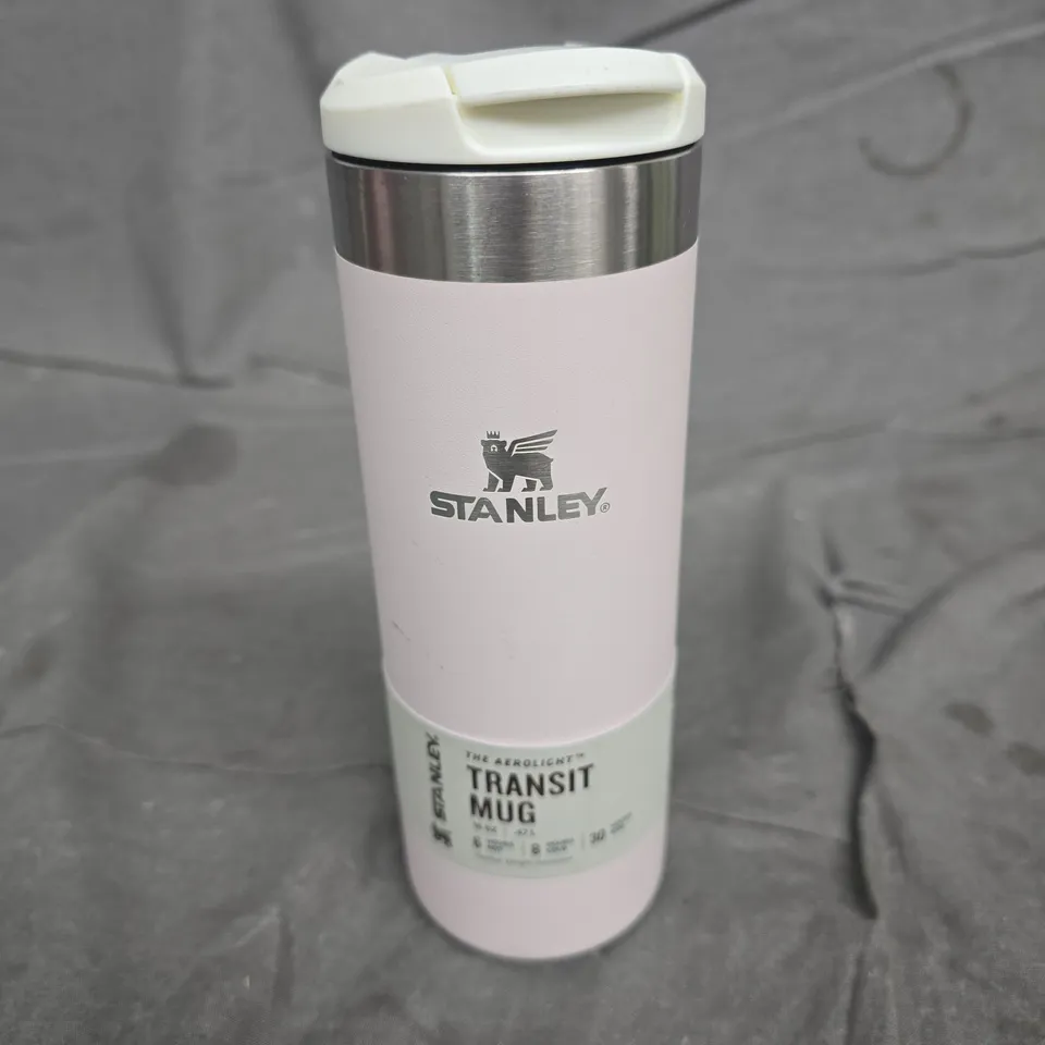 STANLEY TRANSIT MUG – STAINLESS STEEL TRAVEL TUMBLER, WHITE