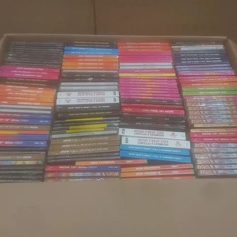 BOX OF APPROX 100 BRAND NEW MUSIC CDS TO INCLUDE;