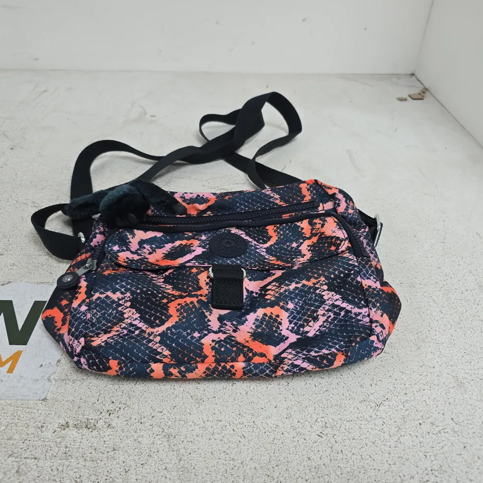 KIPLING DONAVER MEDIUM ZIP TOP CROSSBODY BAG COBRA DIVA