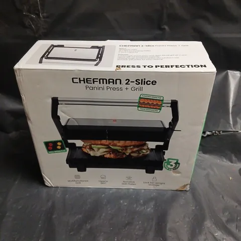 CHEFMAN 2-SLICE PANINI PRESS + GRILL