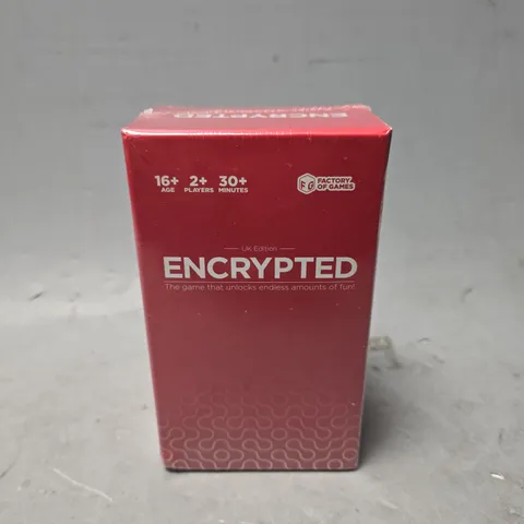 BOXED AND SEALED ENCRYPTED UK EDITION GAME