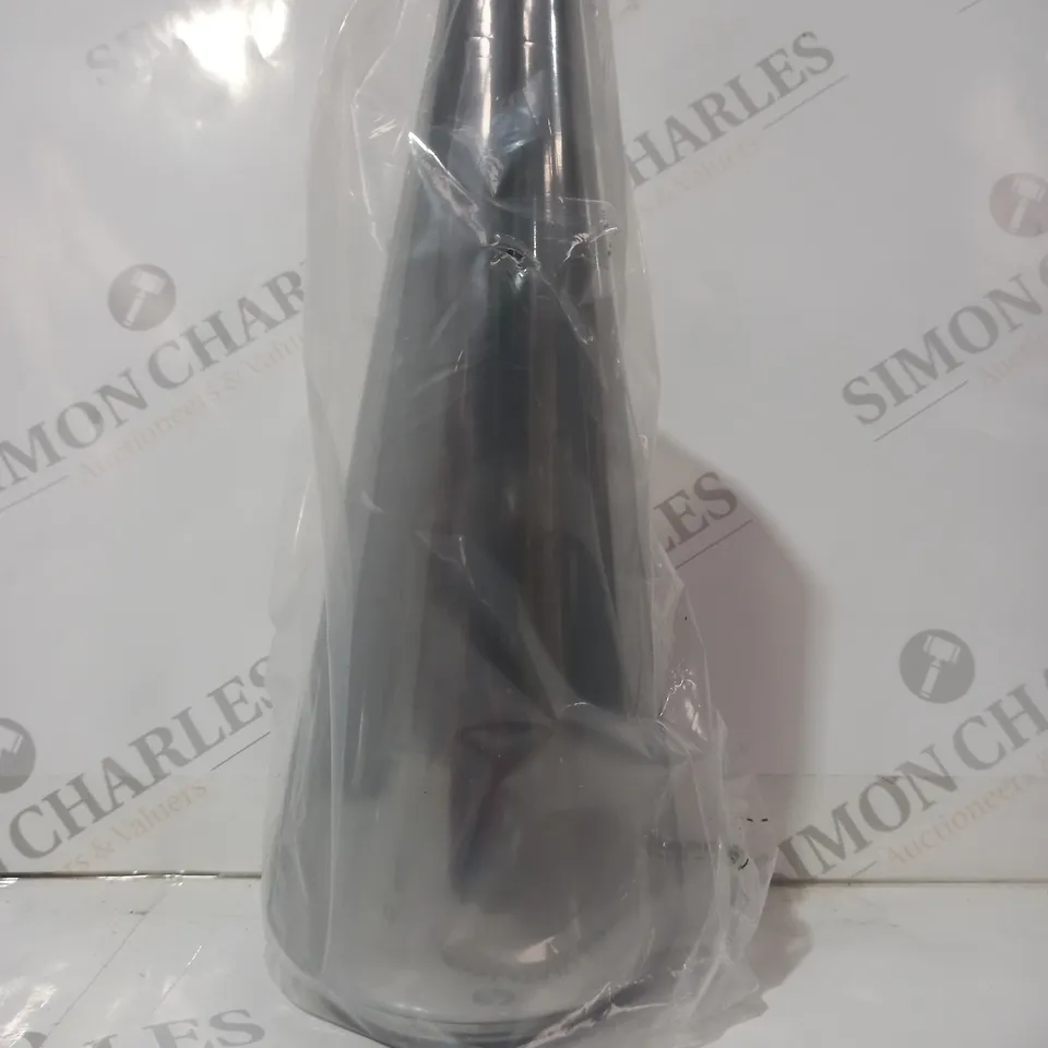BOXED KELLY HOPPEN INDOOR/OUTDOOR PRELIT GLASS DECOR - REFLECTIVE CONE