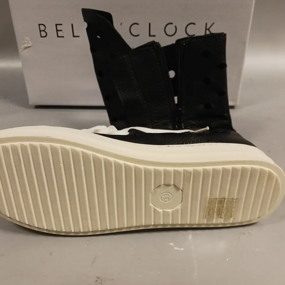 LOT OF 12 BOXED PAIRS OF BELLO CLOCK HOLE DETAIL SHOES - VARIOUS SIZES