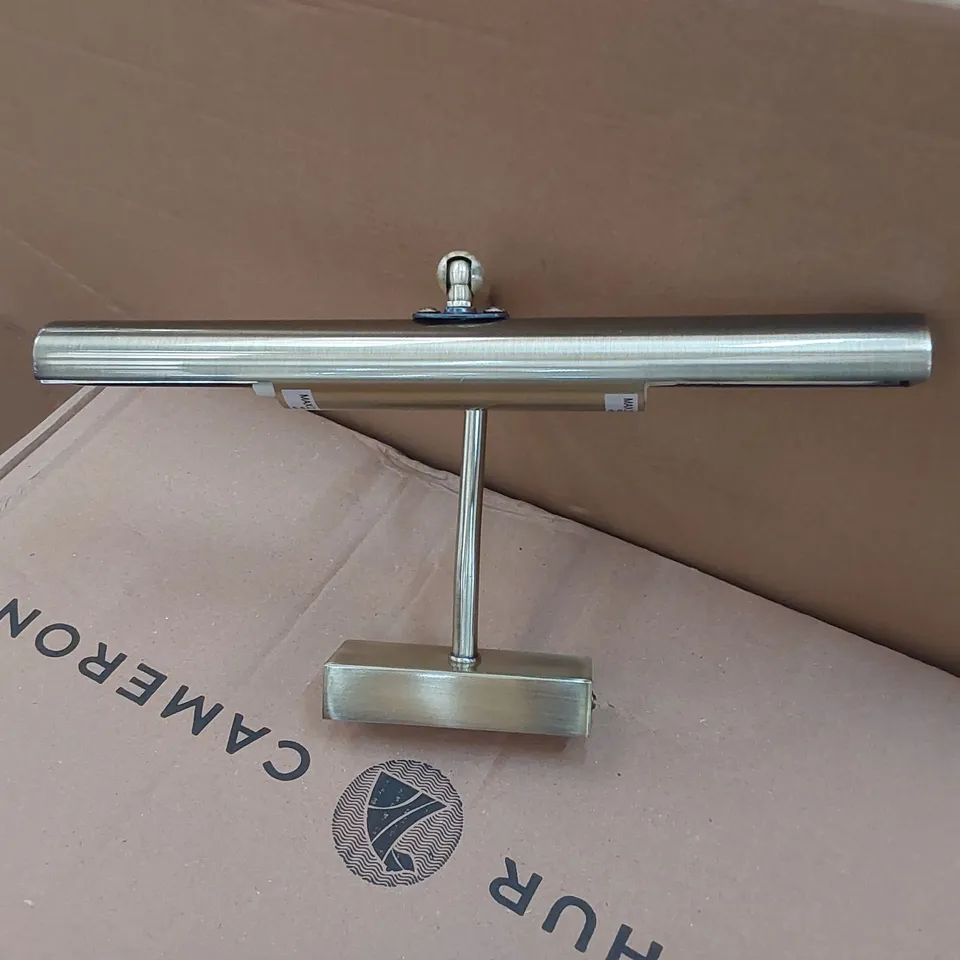 BOXED 2-LIGHT WALL MOUNTED PICTURE LIGHT (1 BOX)