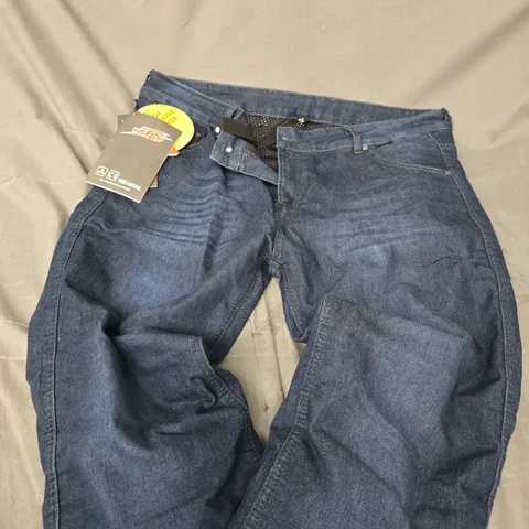 JTS COOL RYDER AAA STRETCH MOTORCYCLE JEANS – DARK BLUE, SIZE 42