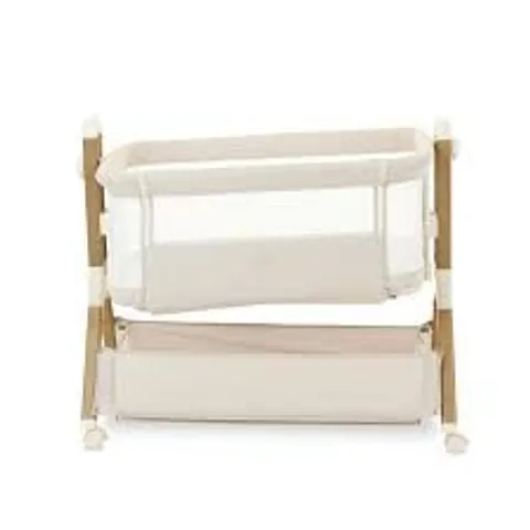 BOXED OBABY CLOUD BEDSIDE CRIB - OATMEAL (1 BOX)