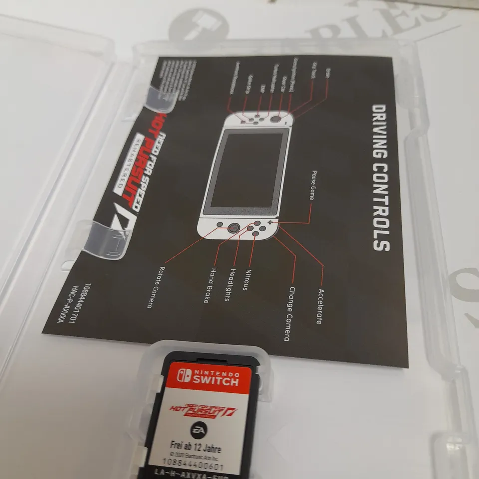 NINTENDO SWITCH NEED FOR SPEED: HOT PERSUIT REMASTERED GAME  7+