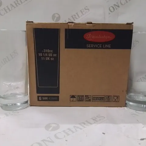 Boxed pasabahce Hiball - Toughened set of 6