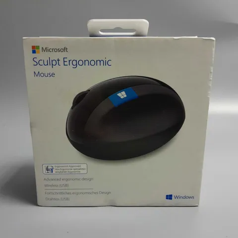 BOXED MICROSOFT SCULPT ERGONOMIC MOUSE