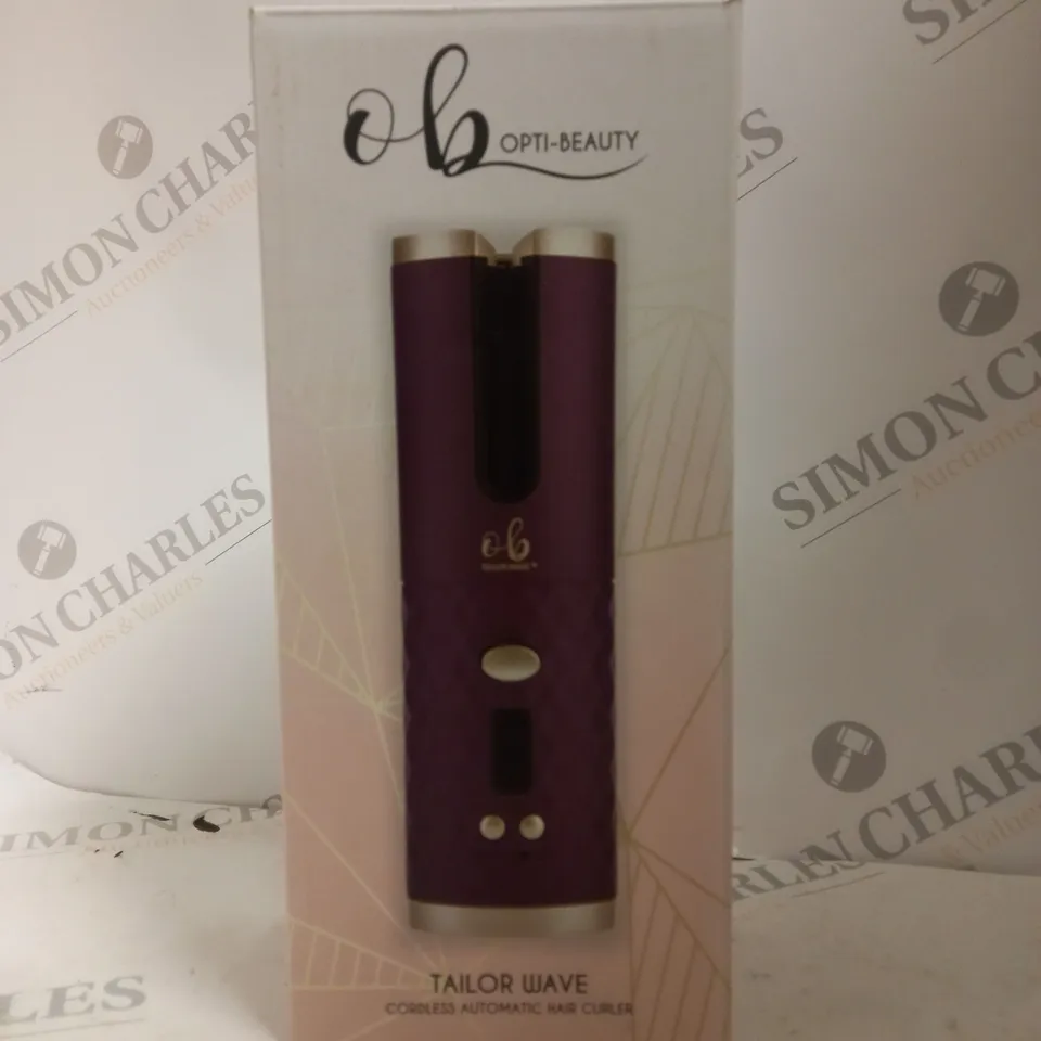 OPTI-BEAUTY TAILOR WAVE CORDLESS AUTOMATIC HAIR CURLER