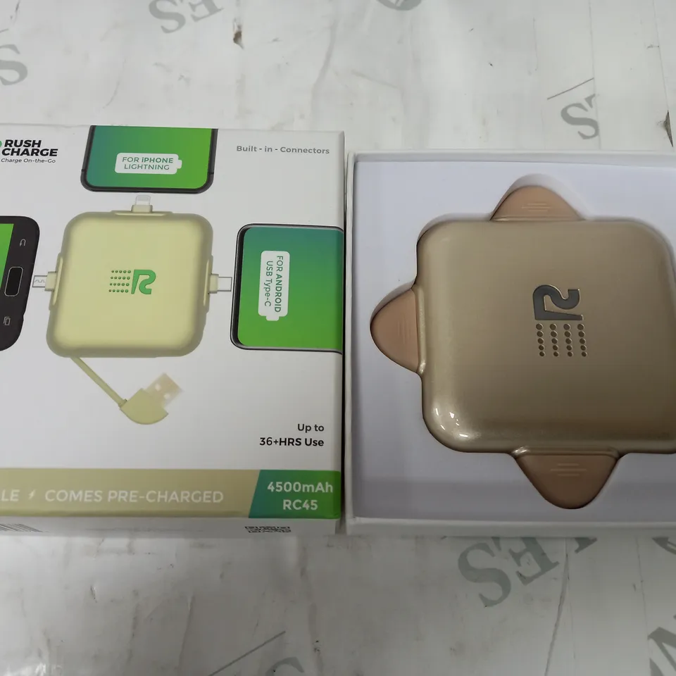 RUSH CHARGE 4500MAH TRIDENT PORTABLE CHARGER