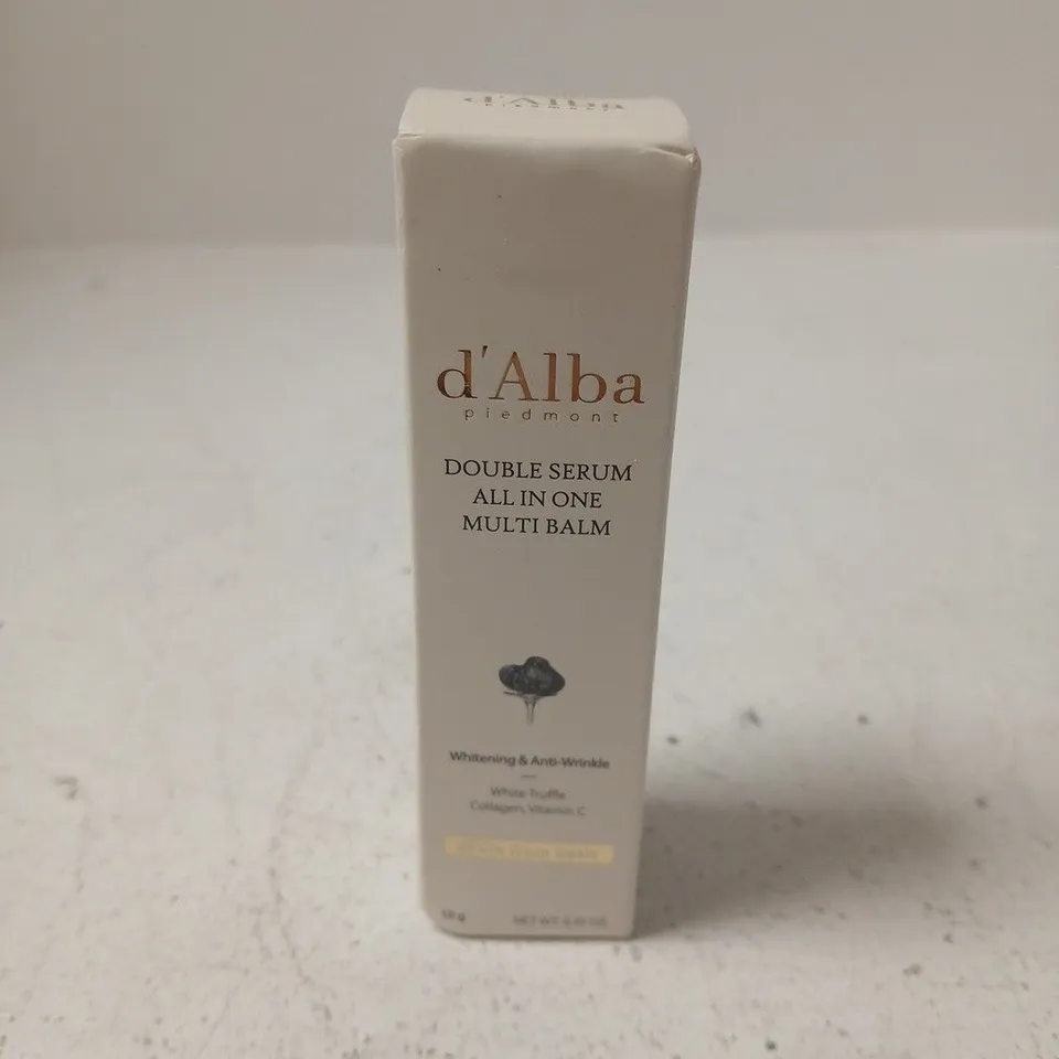 BOXED AND SEALED D'ALBA PIEDMONT DOUBLE SERUM ALL IN ONE MULTI BALM (10G)