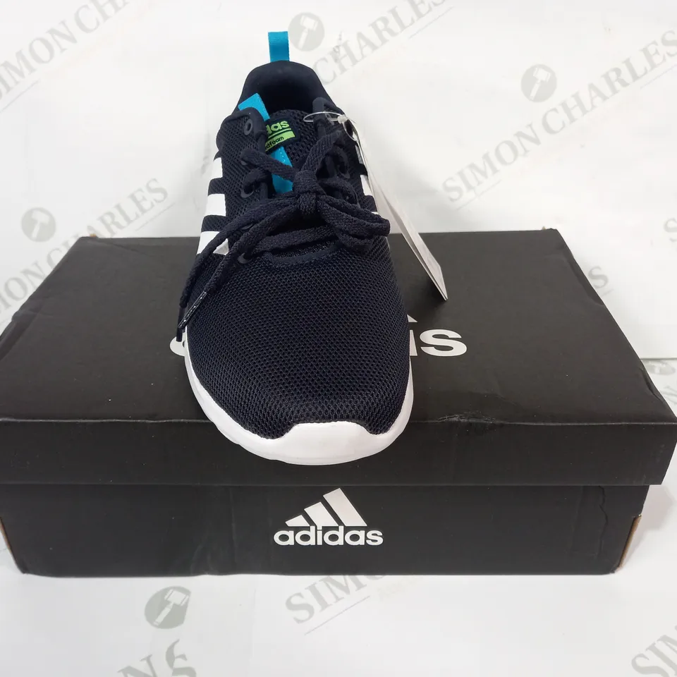 BOXED PAIR OF ADIDAS LITE RACER CLN K SHOES IN NAVY UK SIZE 6.5