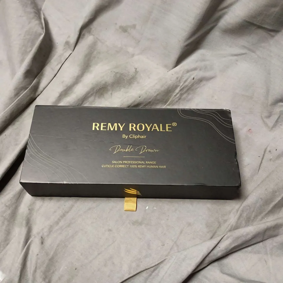 REMY ROYALE BY CLIPHAIR CLIP IN HAIR EXTENSIONS – DOUBLE DRAWN, 100% REMY HUMAN HAIR, BROWN 22"