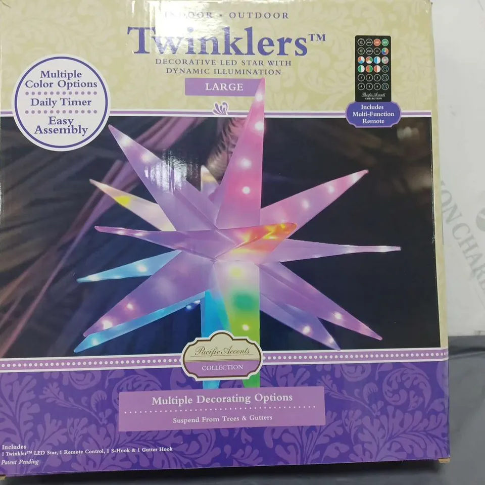 BOXED PACIFIC ACCENTS STAR BURST LIGHT