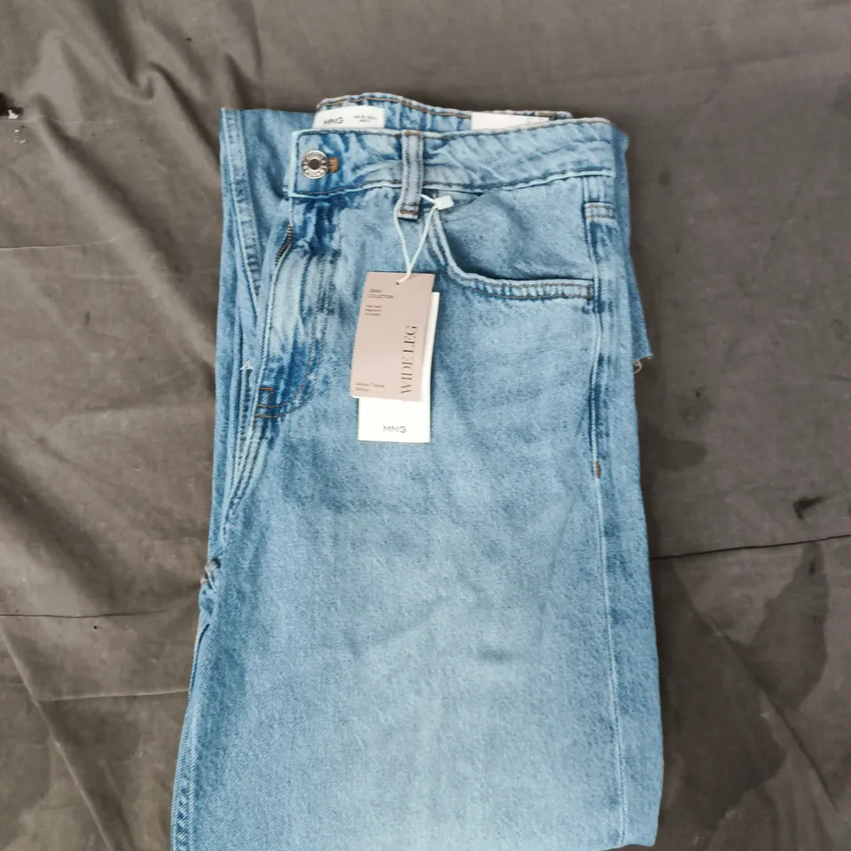 MANGO 328 JEANS IN BLUE SIZE UK 10