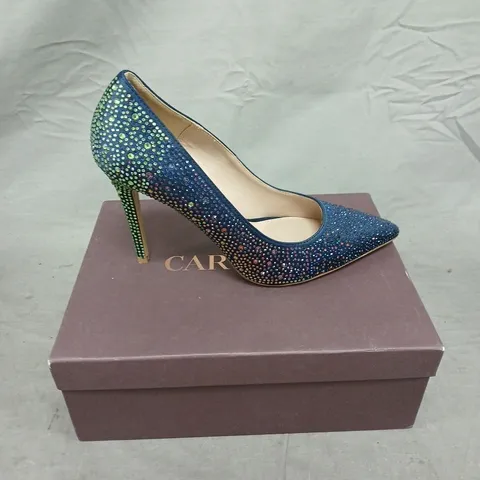 BOXED PAIR OF CARVELA LOVEBIRD OCCASION SHOES - 6