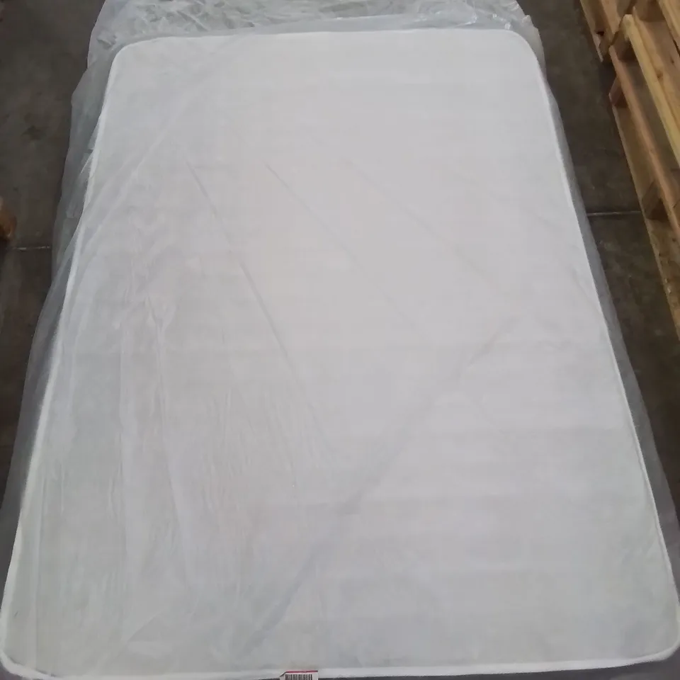 QUALITY BAGGED 4'6" DOUBLE MEMORY FOAM OPEN COIL MATTRESS