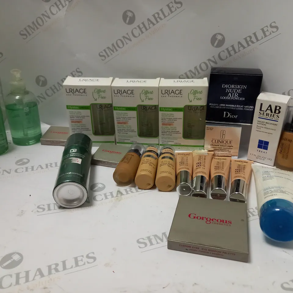 LOT OF APPROX 20 TO INCLUDE CLEANSING CREAM , ISADORA FLUID FOUNTAIN , ETC