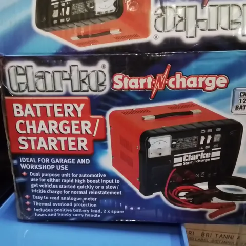 BOXED CLARKE SMART CHARGE BATTERY CHARGER/STARTER