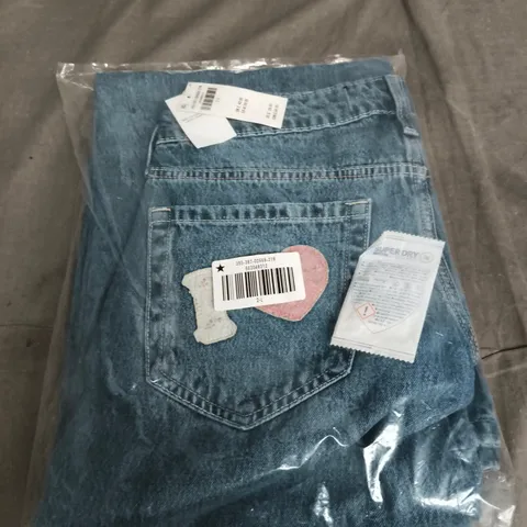 BAGGED HOLLISTER DENIM JEANS - SIZE 2/L