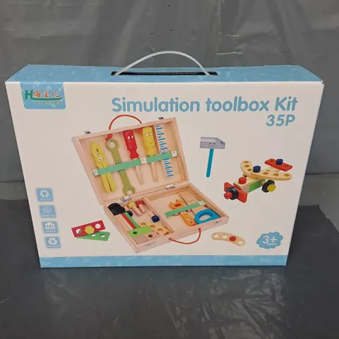 LARGE QUANTITY OF SIMULATION WOODEN TOOLBOX SET FOR KIDS