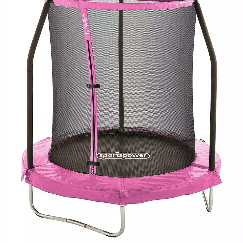 BOXED SPORTSPOWER PINK 6FT EASI-STORE TRAMPOLINE - COLLECTION ONLY