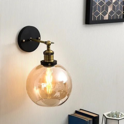 BOXED LILA ARMED SCONCE WALL LIGHT