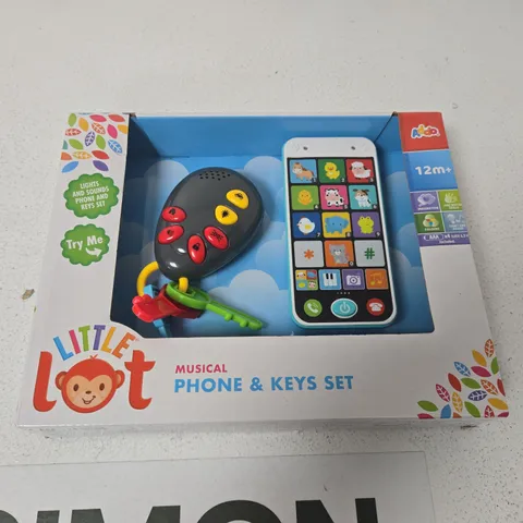 LITTLE LOT MUSICAL PHONE & KEYS SET – BOXED, 12M+