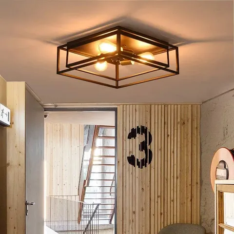 BOXED JESSIE 3-LIGHT 39CM FLUSH MOUNT