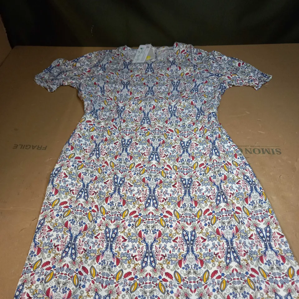 BODEN SHORT SLEEVE MIDI DRESS SIZE 12