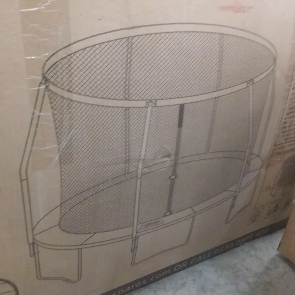 BOXED SPORTSPOWER 14' BOUNCE PRO TRAMPOLINE WITH ENCLOSURE  RRP £299.99