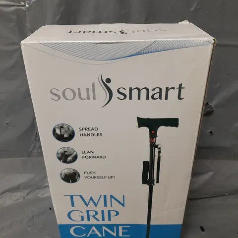 BOXED SOUL SMART TWIN GRIP CANE