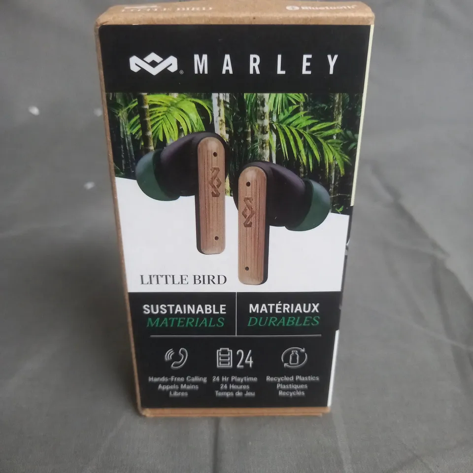 BOXED MARLEY LITTLE BIRD WIRELESS EARBUDS 